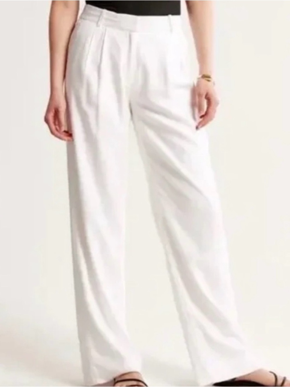 A&F Sloane Tailored Linen-Blend Pant - SHORT